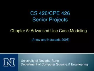 Chapter 5: Advanced Use Case Modeling
