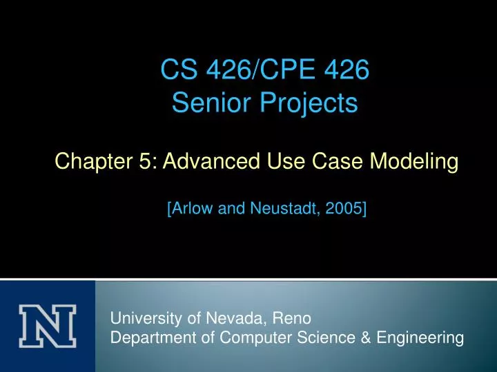 chapter 5 advanced use case modeling