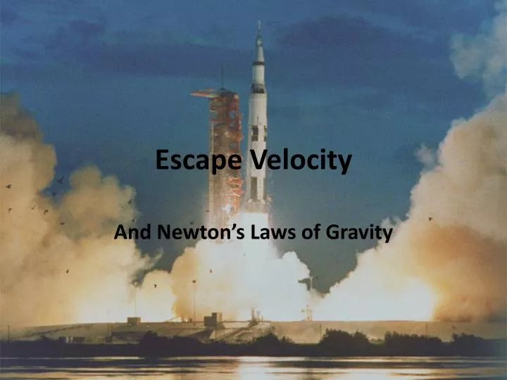 escape velocity