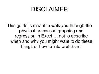 disclaimer