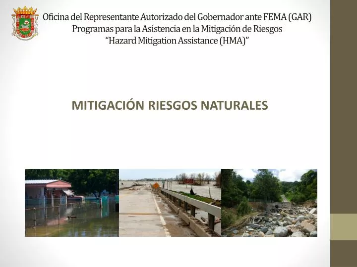 mitigaci n riesgos naturales