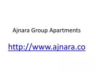 Ajnara Group Apartments