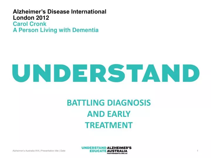 alzheimer s disease international london 2012 carol cronk a person living with dementia