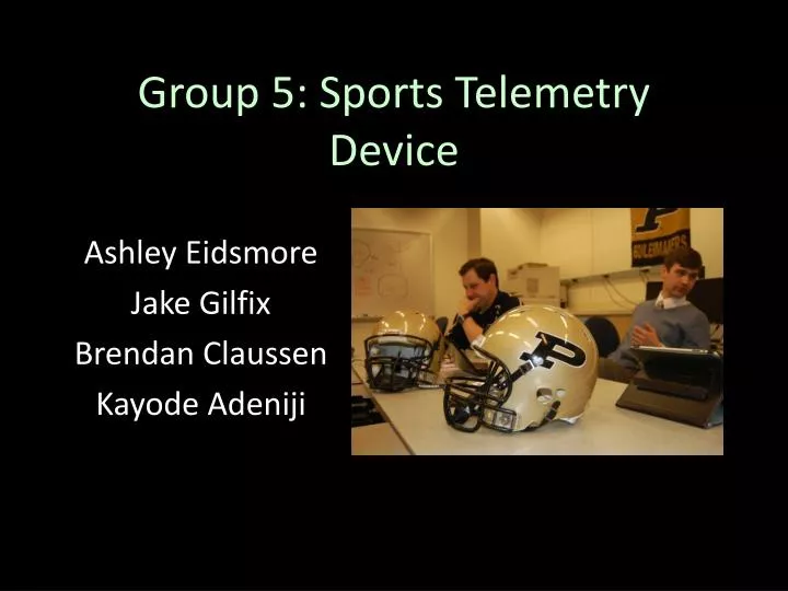 group 5 sports telemetry device