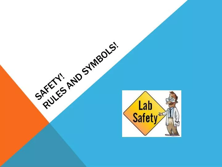 safety rules and symbols