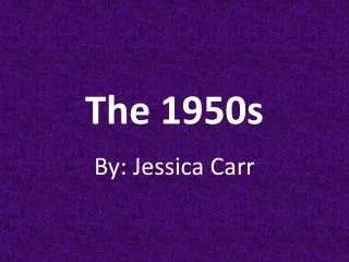 the 1950s