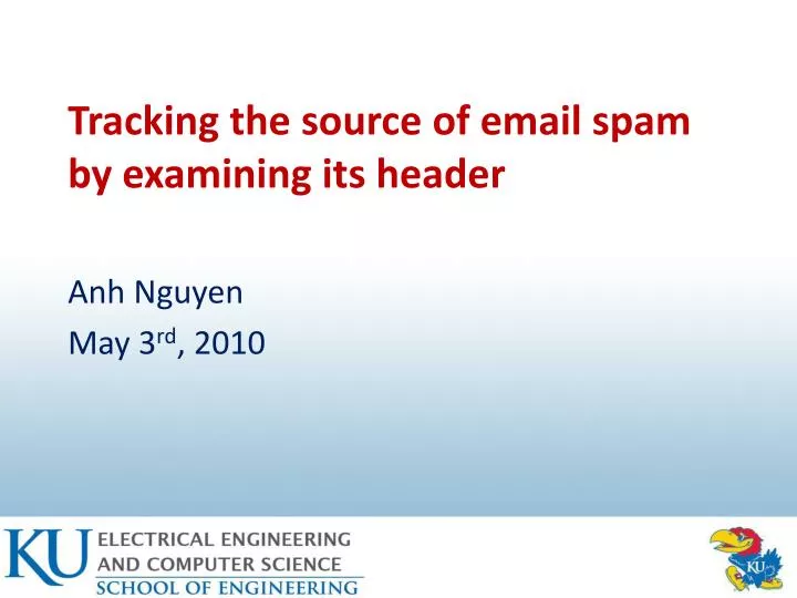 tracking the source of email spam by examining its header