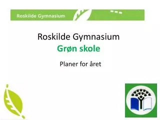Roskilde Gymnasium Grøn skole