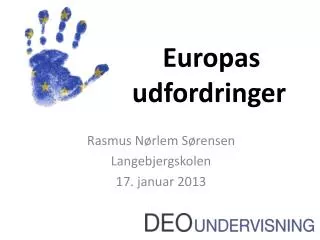 europas udfordringer