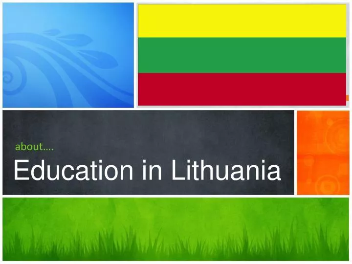 about education in lithuania