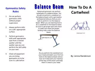 How To Do A Cartwheel
