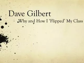 Dave Gilbert