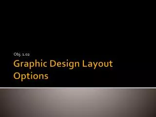 Graphic Design Layout Options