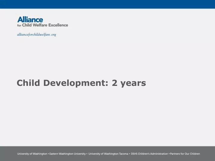 child development 2 years