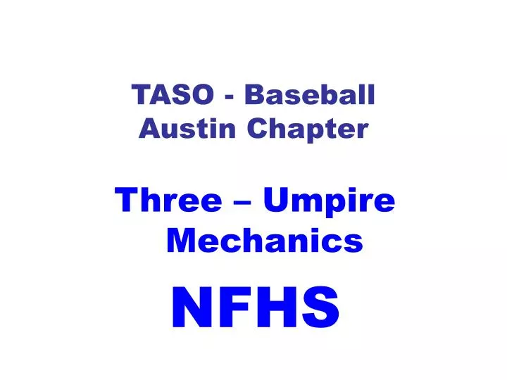 taso baseball austin chapter