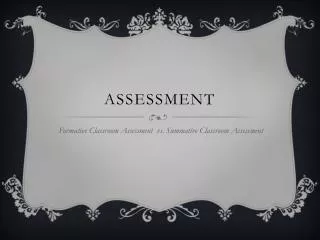assessment