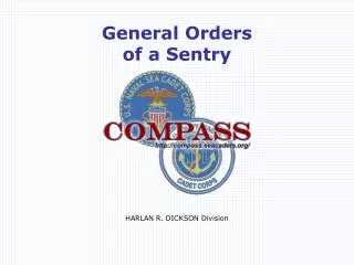 General Orders of a Sentry