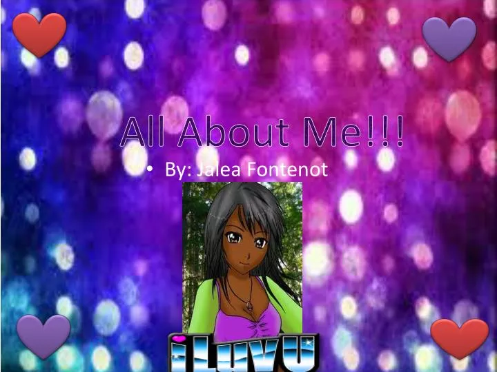 all about me