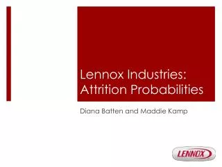 Lennox Industries: Attrition Probabilities