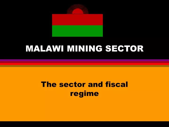 malawi mining sector
