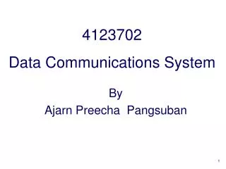 4123702 Data Communications System