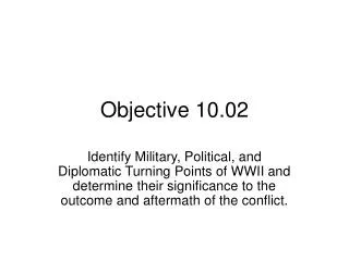 Objective 10.02