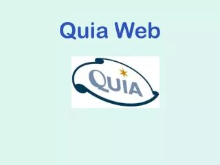 Quia Web