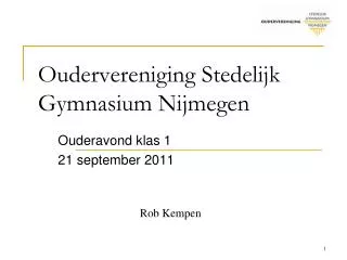 Oudervereniging Stedelijk Gymnasium Nijmegen