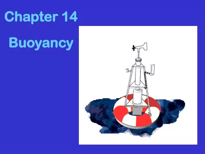 chapter 14 buoyancy