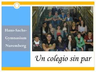 un colegio sin par
