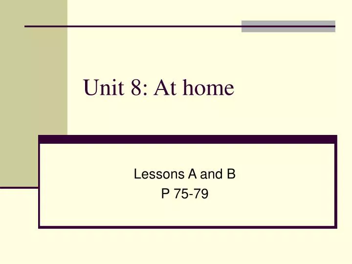 lessons a and b p 75 79