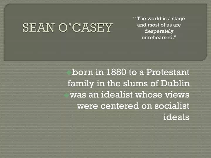 sean o casey