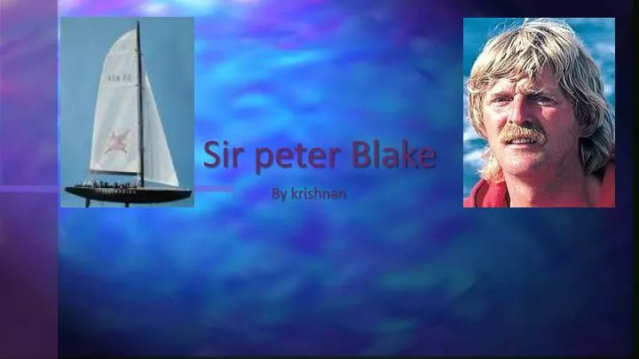 sir peter blake