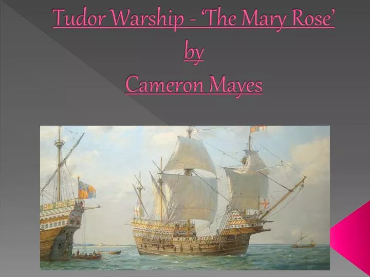 tudor warship the mary rose by cameron mayes