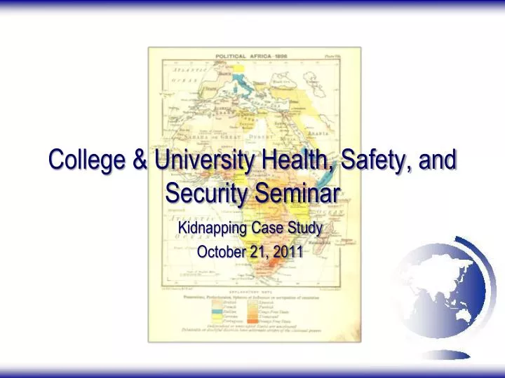 college university health safety and security seminar