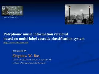 Polyphonic music information retrieval based on multi-label cascade classification system