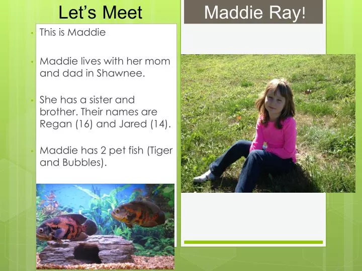 let s meet maddie ray