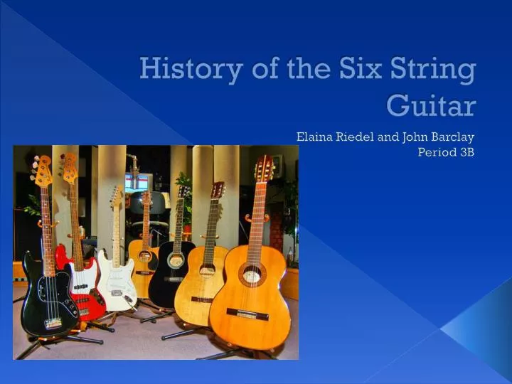 history of the six string guitar