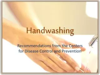 Handwashing