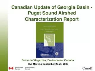 Canadian Update of Georgia Basin - Puget Sound Airshed Characterization Report
