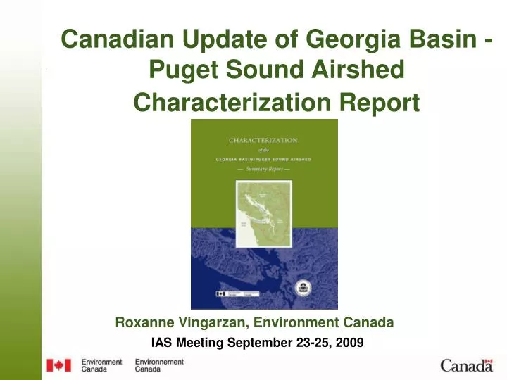 canadian update of georgia basin puget sound airshed characterization report