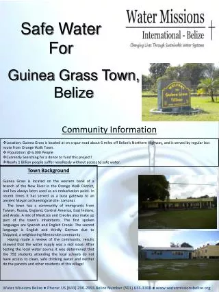 Guinea Grass Town, Belize