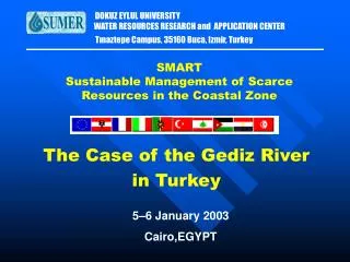 The Case of the Gediz River in Turkey