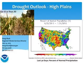 Drought Outlook - High Plains