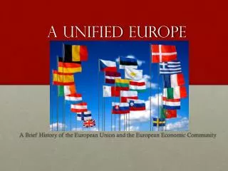 a unified europe