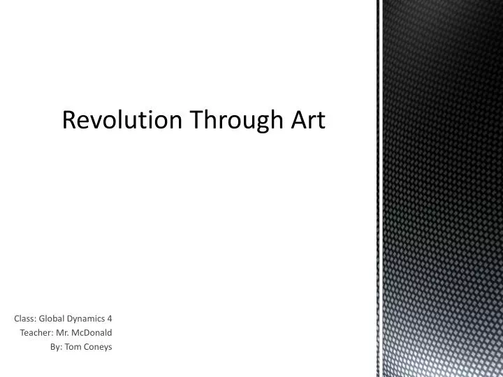 revolution through art