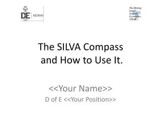 the silva compass and how to use it