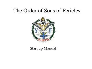 The Order of Sons of Pericles