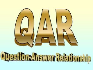 Question-Answer Relationship