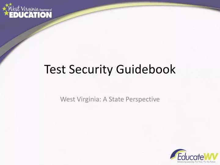 test security guidebook